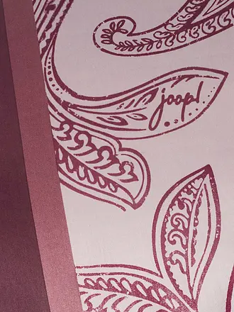 JOOP | Satin Bettwäsche PAISLEY STRIPES 70x90cm/140x200cm Dkl Rot | dunkelrot
